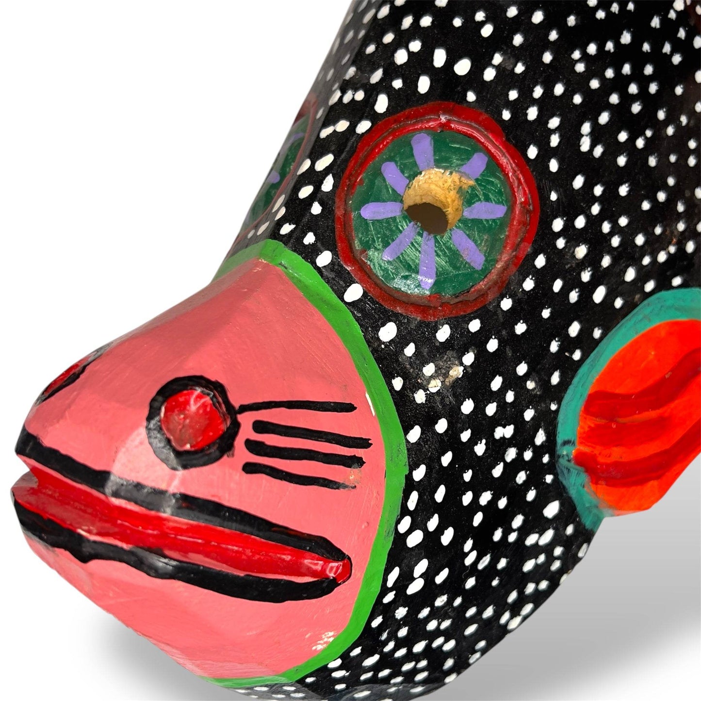 Guatemalan Pig Mask – “Floral Snout” Edition - From The Andes