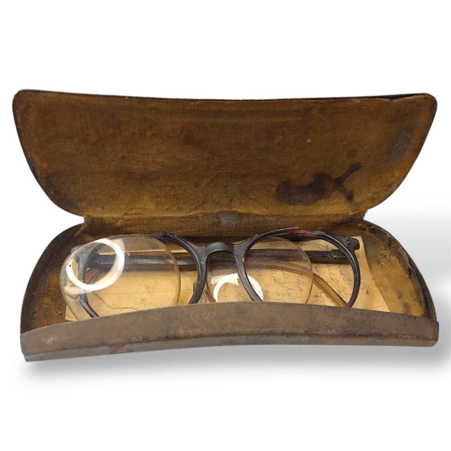 England Spectacles & Provenance Case – Liverpool, c.1940s–1950s - From The Andes