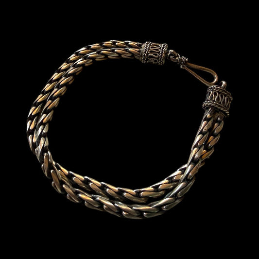 Balinese Sterling Silver Foxtail Bracele - From The Andes