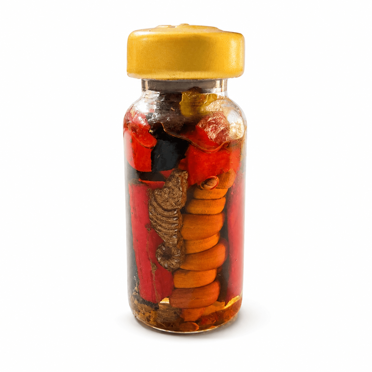 Bolivian Ritual Amulet Bottle from La Paz, Single Bottle - From The Andes