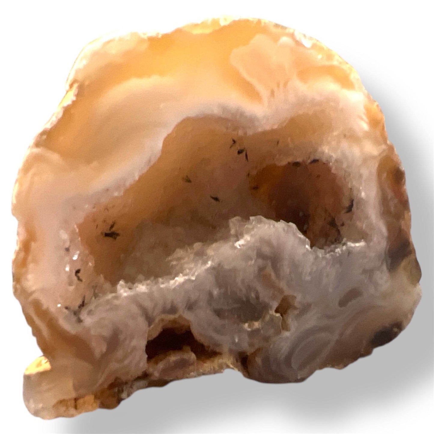 Brazilian Oco Geode Halves – Set of 3 Collector Specimens - From The Andes