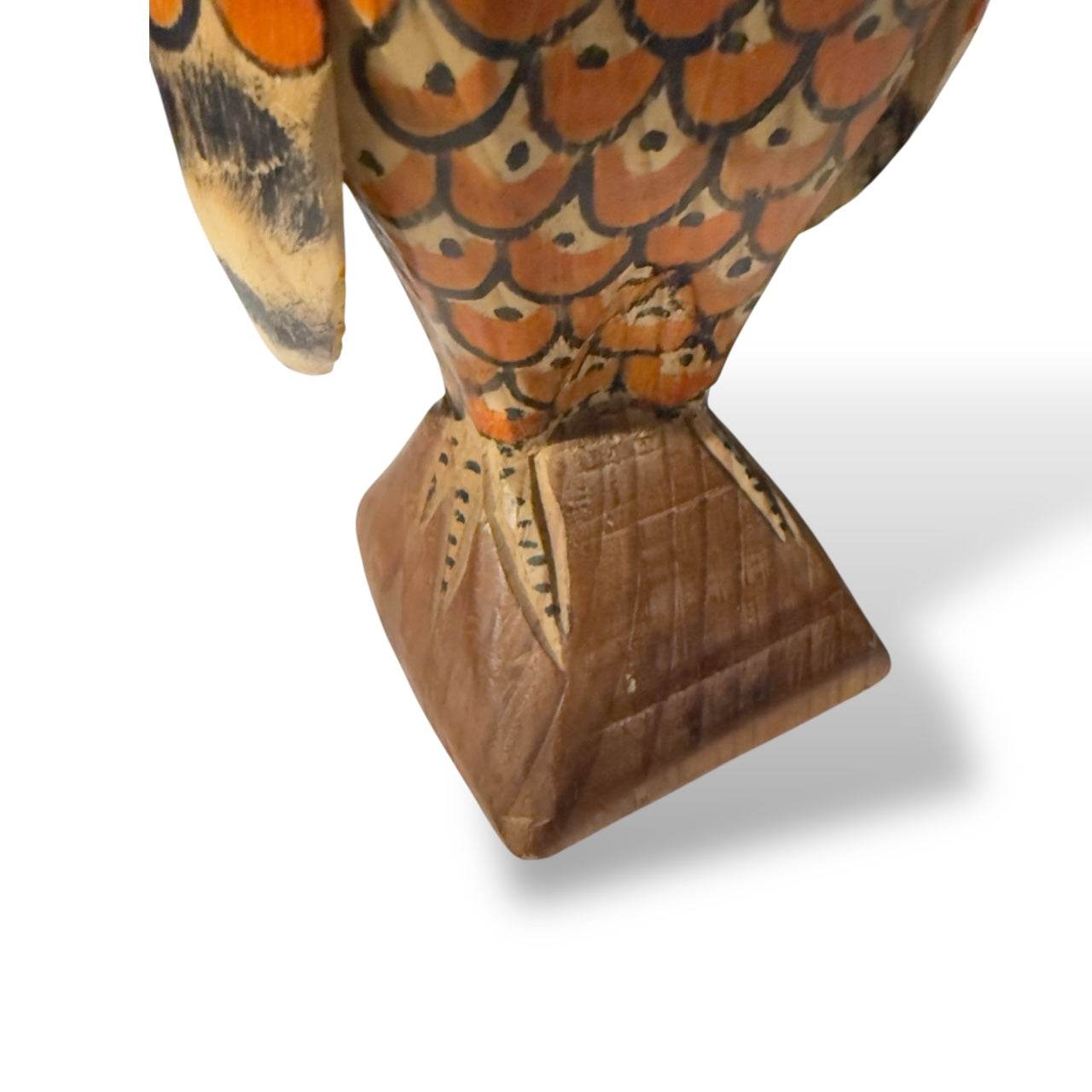 Guatemalan Wooden Owl – Chichicastenango Folk Art - From The Andes