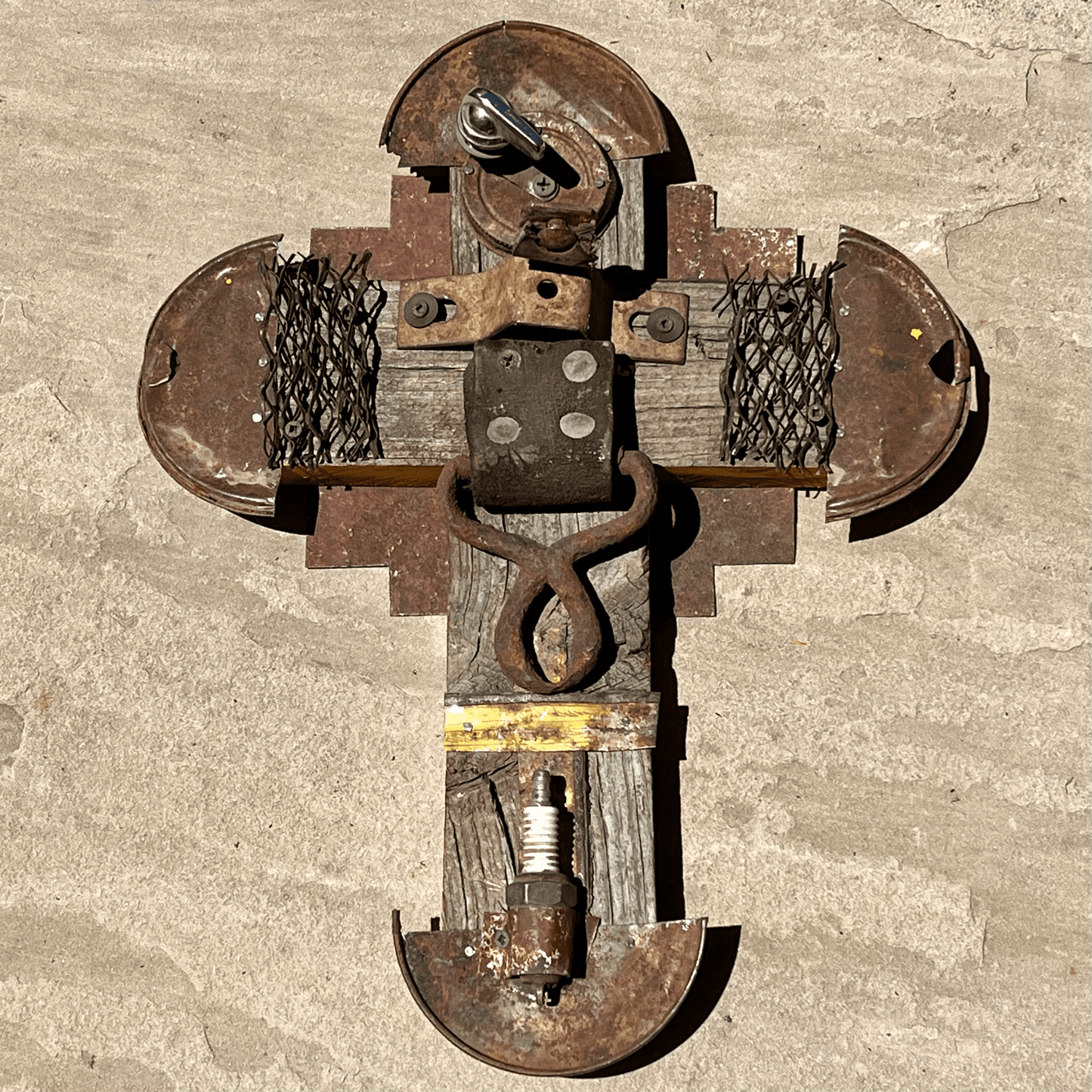 Isleta Pueblo Cross (Bernalillo Pueblo, New Mexico) - From The Andes