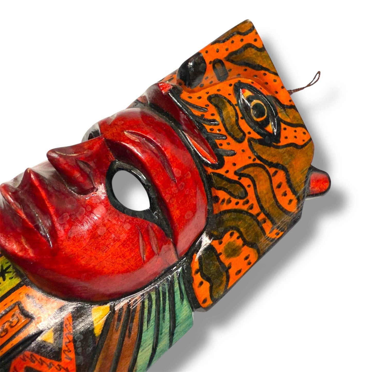 Mayan Spirit Warrior Mask | Jaguar - From The Andes