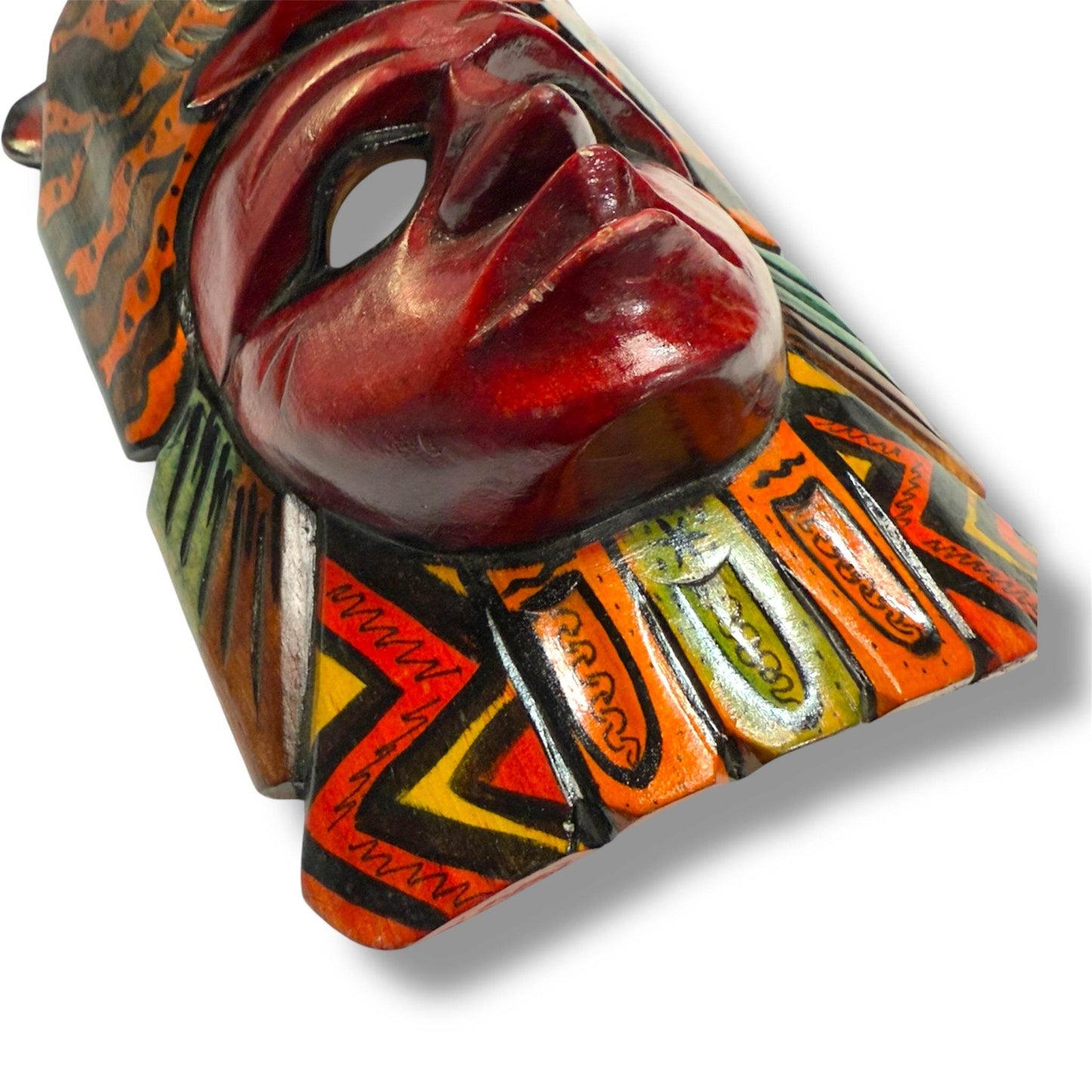 Mayan Spirit Warrior Mask | Jaguar - From The Andes