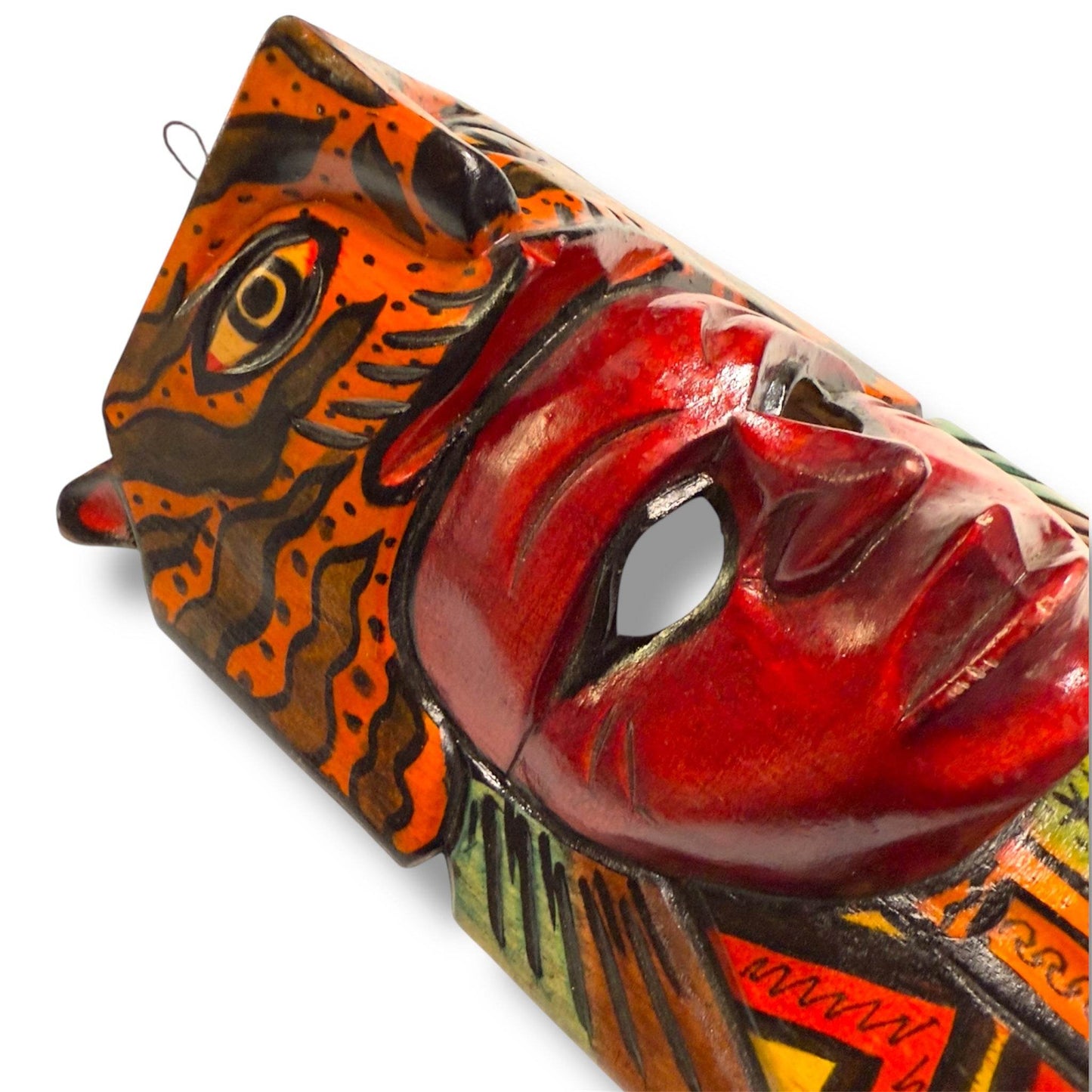 Mayan Spirit Warrior Mask | Jaguar - From The Andes