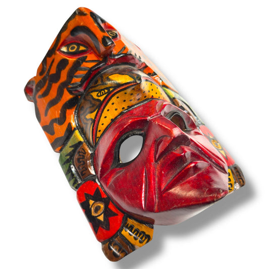 Mayan Spirit Warrior Mask | Jaguar and Eagle - From The Andes