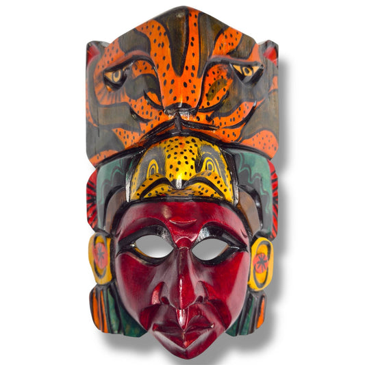 Mayan Spirit Warrior Mask | Jaguar and Eagle - From The Andes
