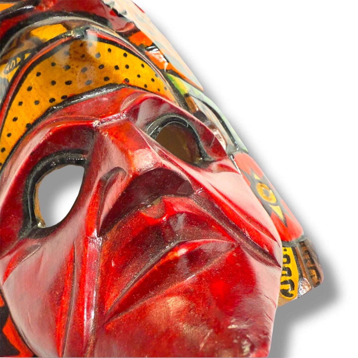 Mayan Spirit Warrior Mask | Jaguar and Eagle - From The Andes