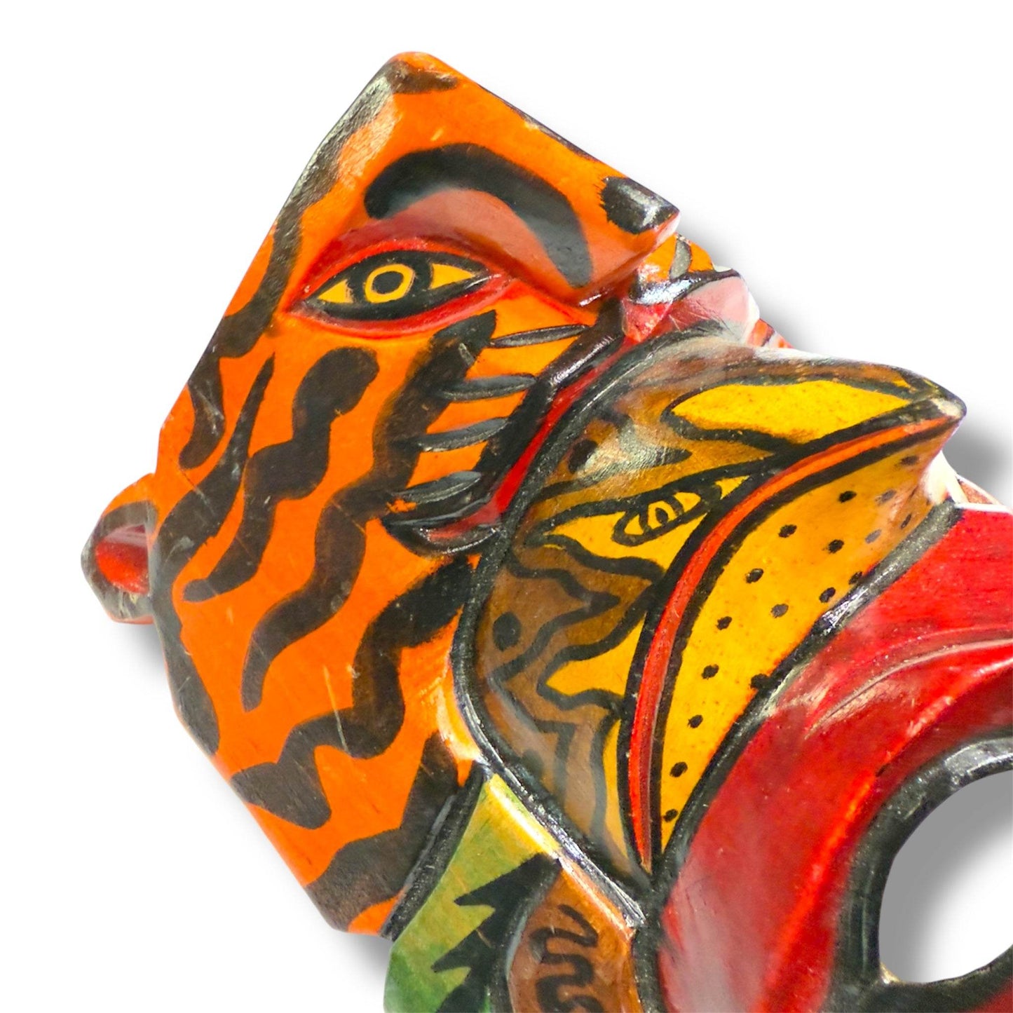 Mayan Spirit Warrior Mask | Jaguar and Eagle - From The Andes