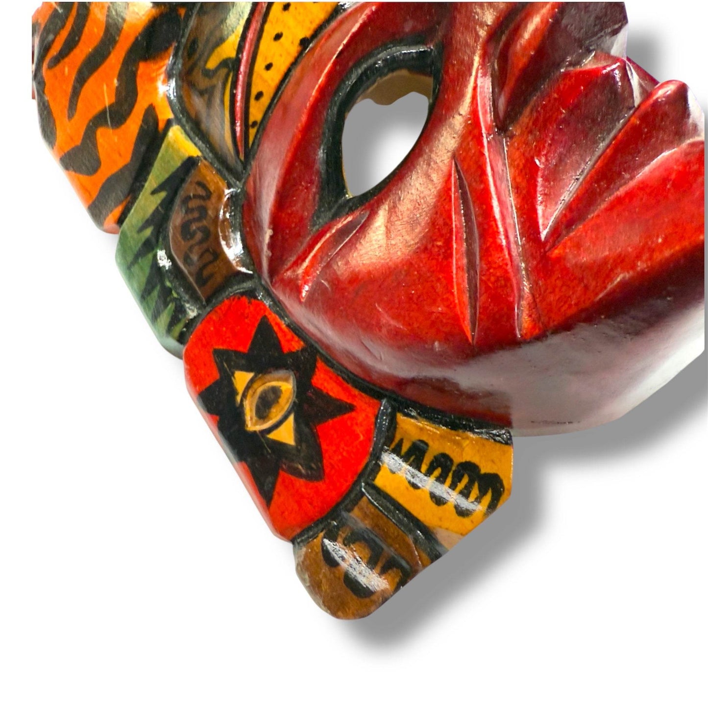 Mayan Spirit Warrior Mask | Jaguar and Eagle - From The Andes