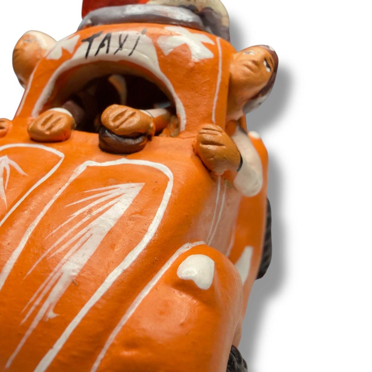 Peru Clay Taxi Sculpture – Los Viajero - From The Andes