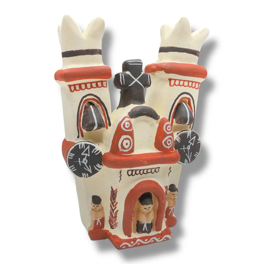 Peruvian Ceramic Church Nativity Figurine - From The Andes