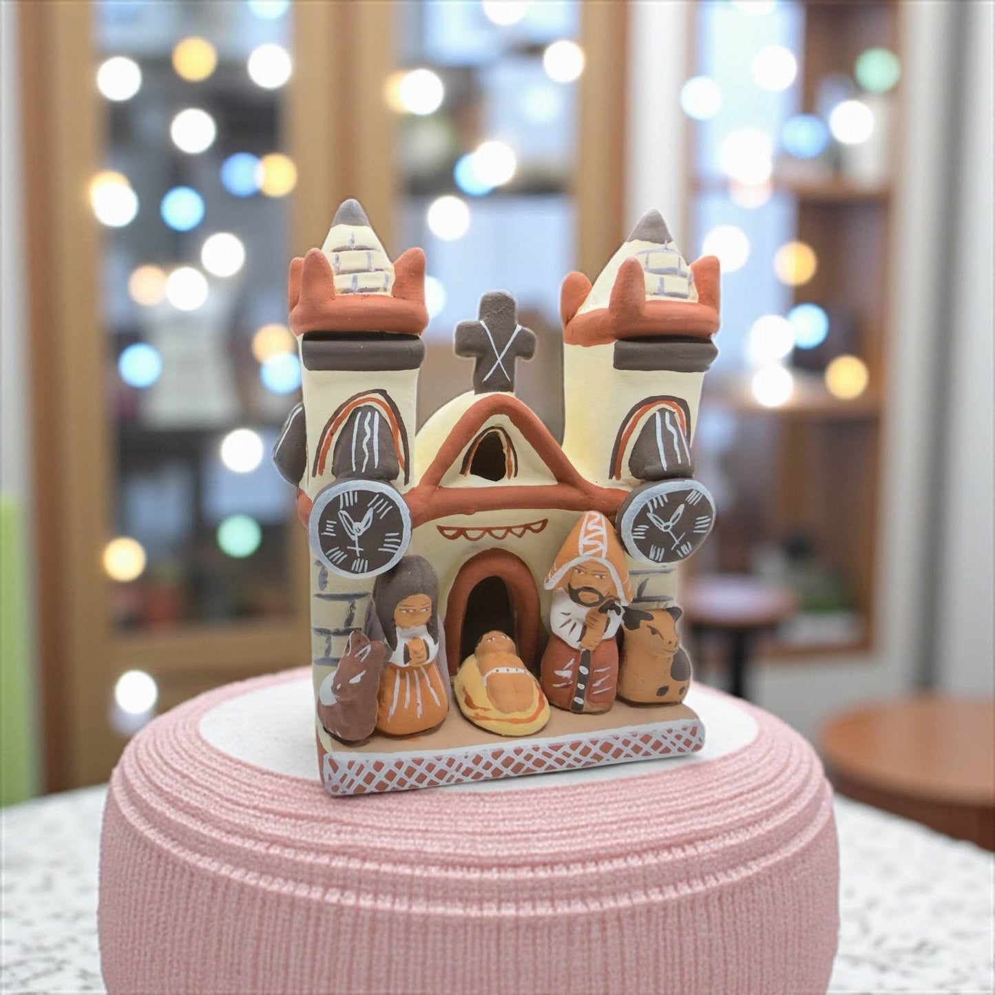 Peruvian Ceramic Church Nativity Figurine - From The Andes