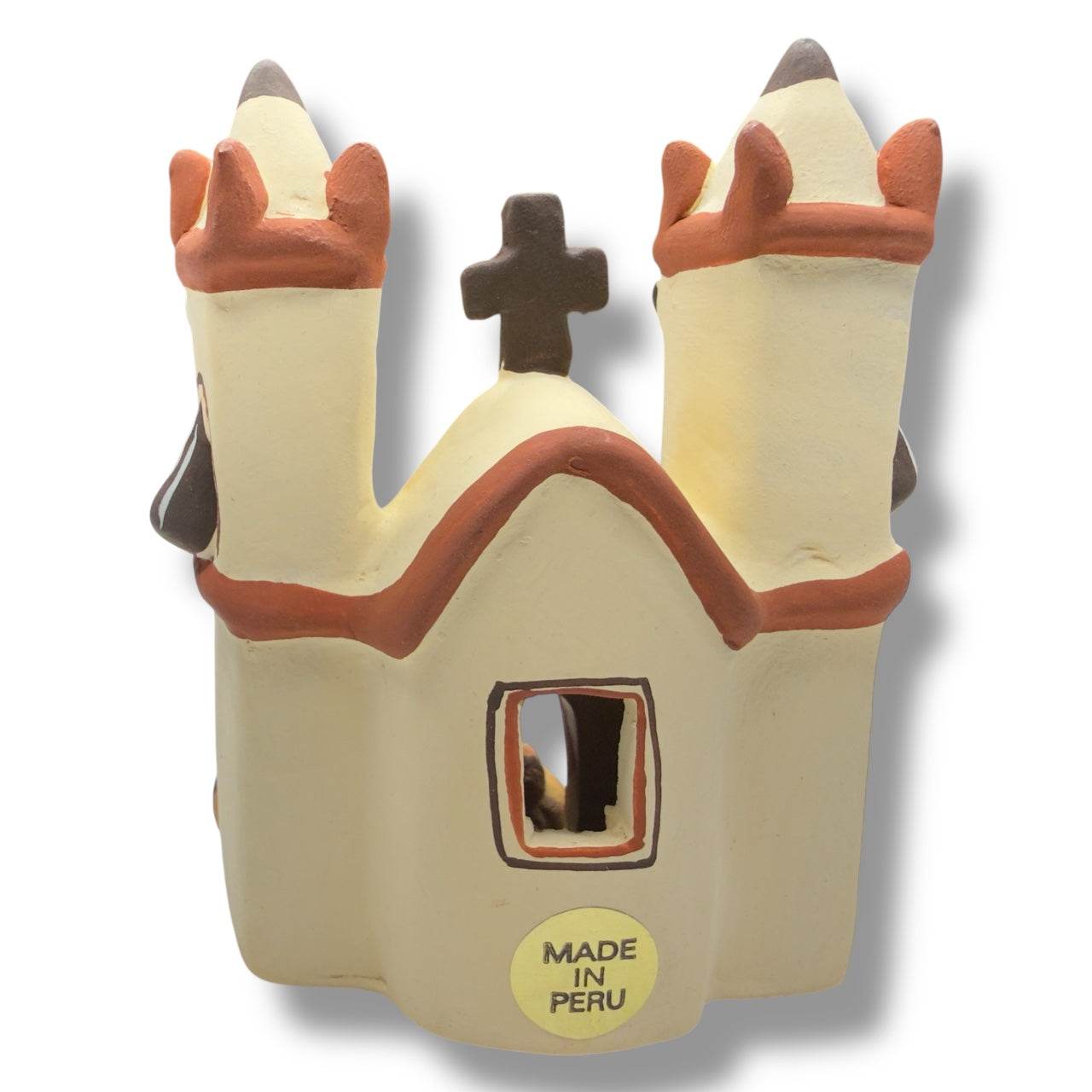 Peruvian Ceramic Church Nativity Figurine - From The Andes