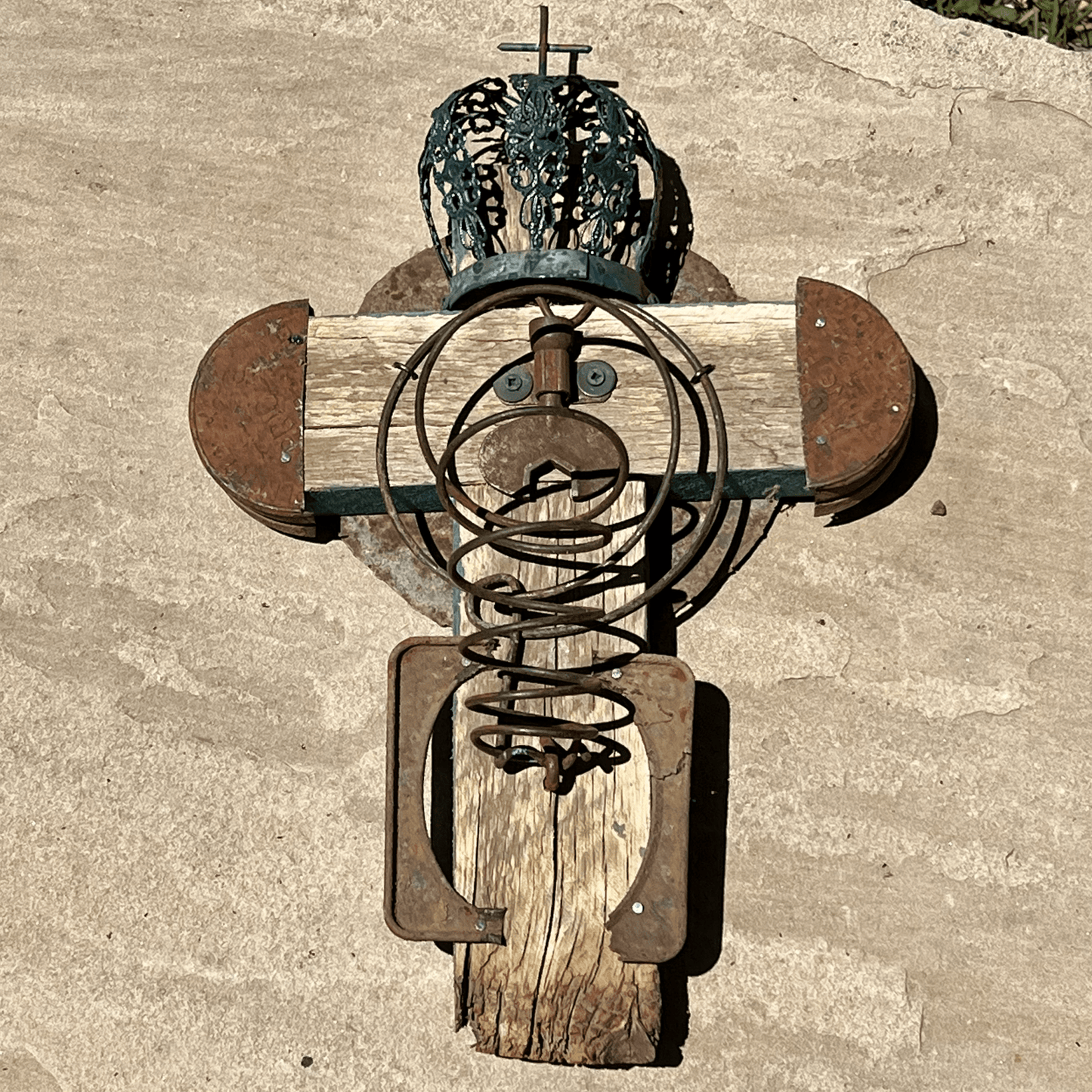 San Idelfonso Pueblo Cross (Santa Fe County, New Mexico) - From The Andes