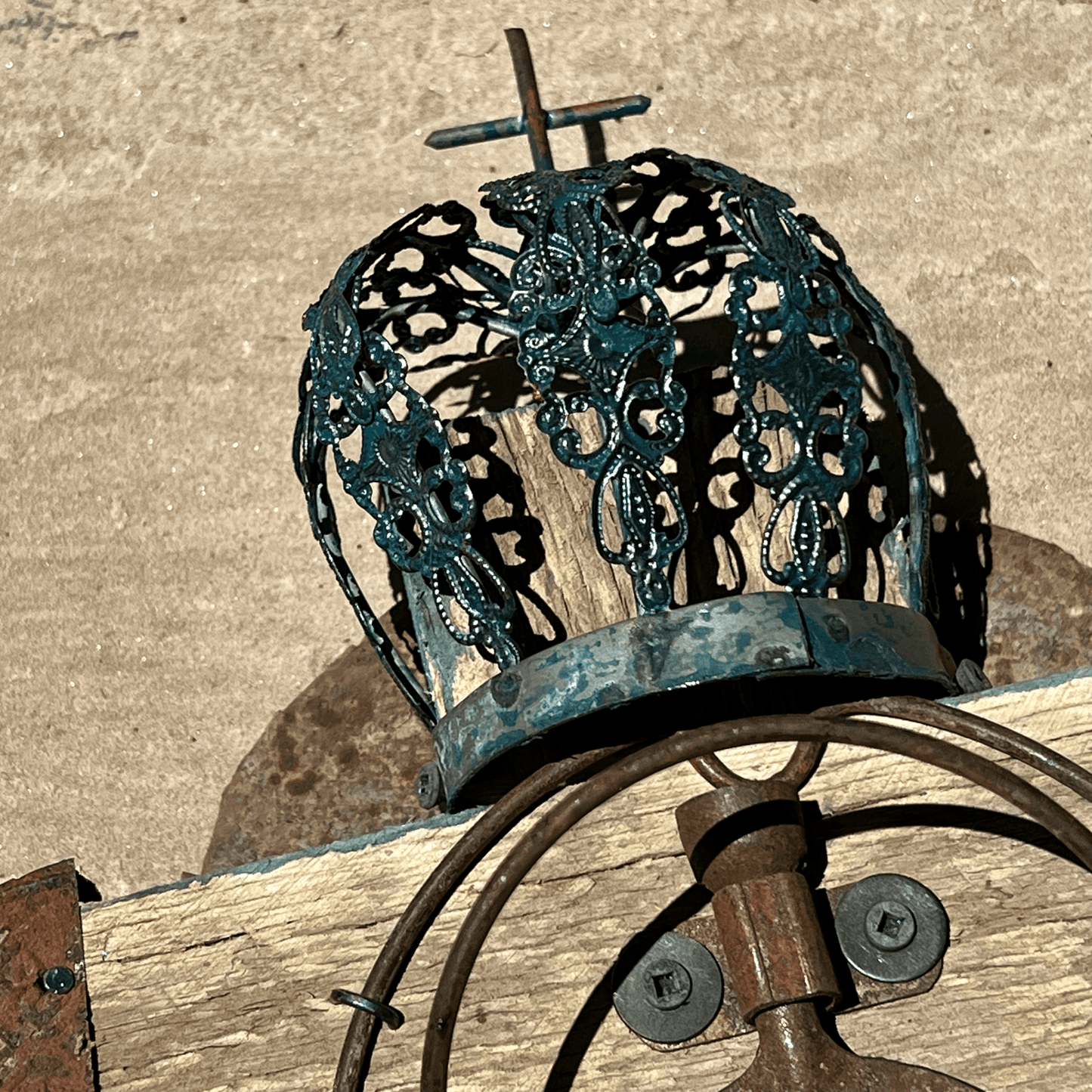 San Idelfonso Pueblo Cross (Santa Fe County, New Mexico) - From The Andes