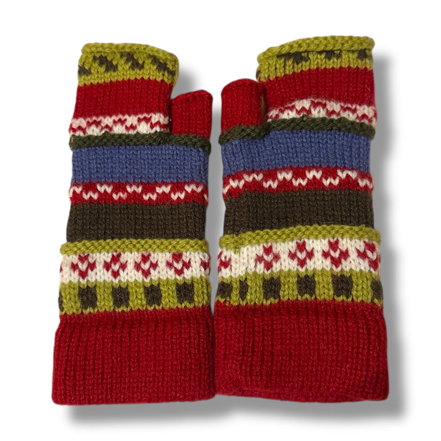 The Gunnison Alpaca Fingerless Gloves - From The Andes
