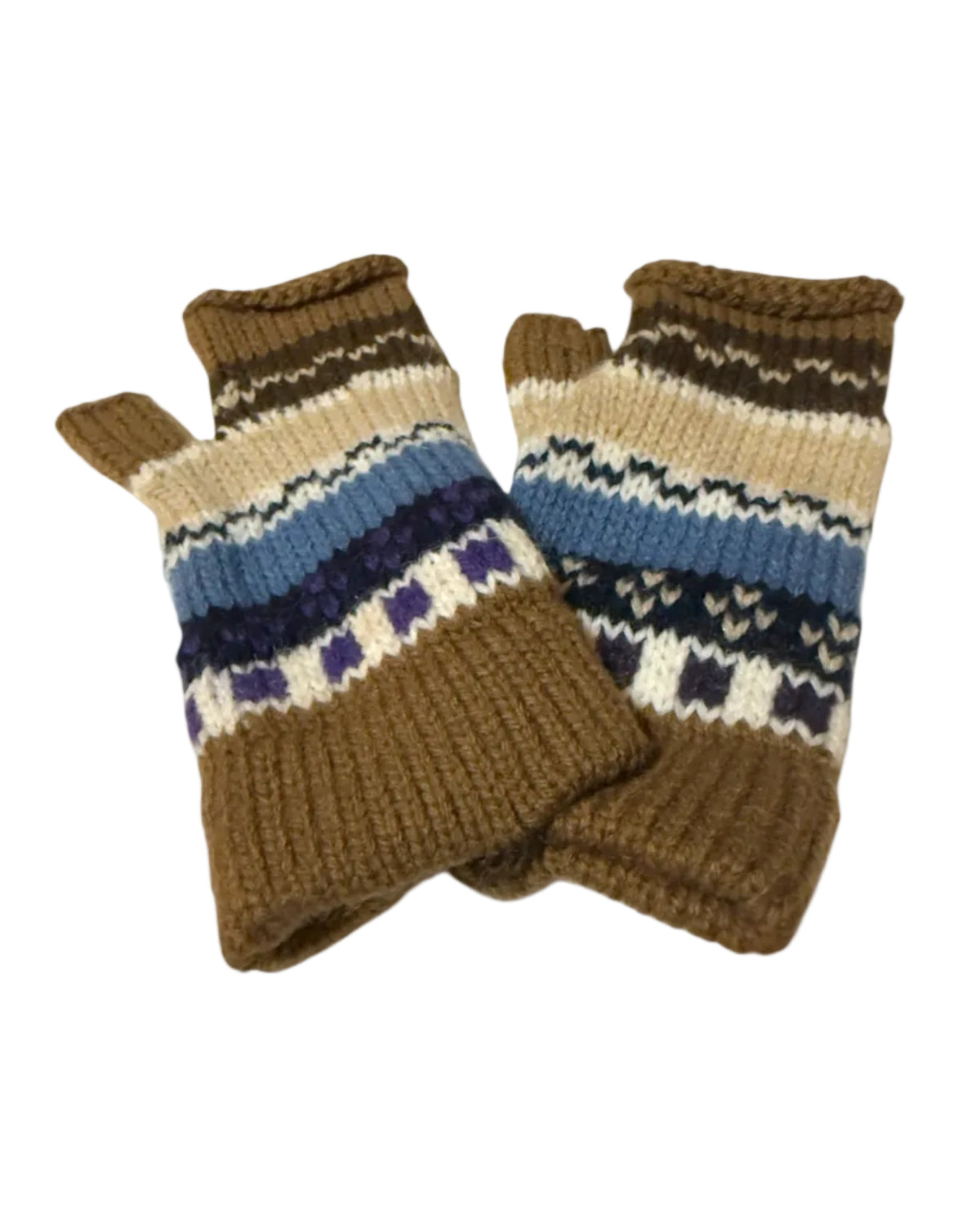 The Gunnison Alpaca Fingerless Gloves - From The Andes