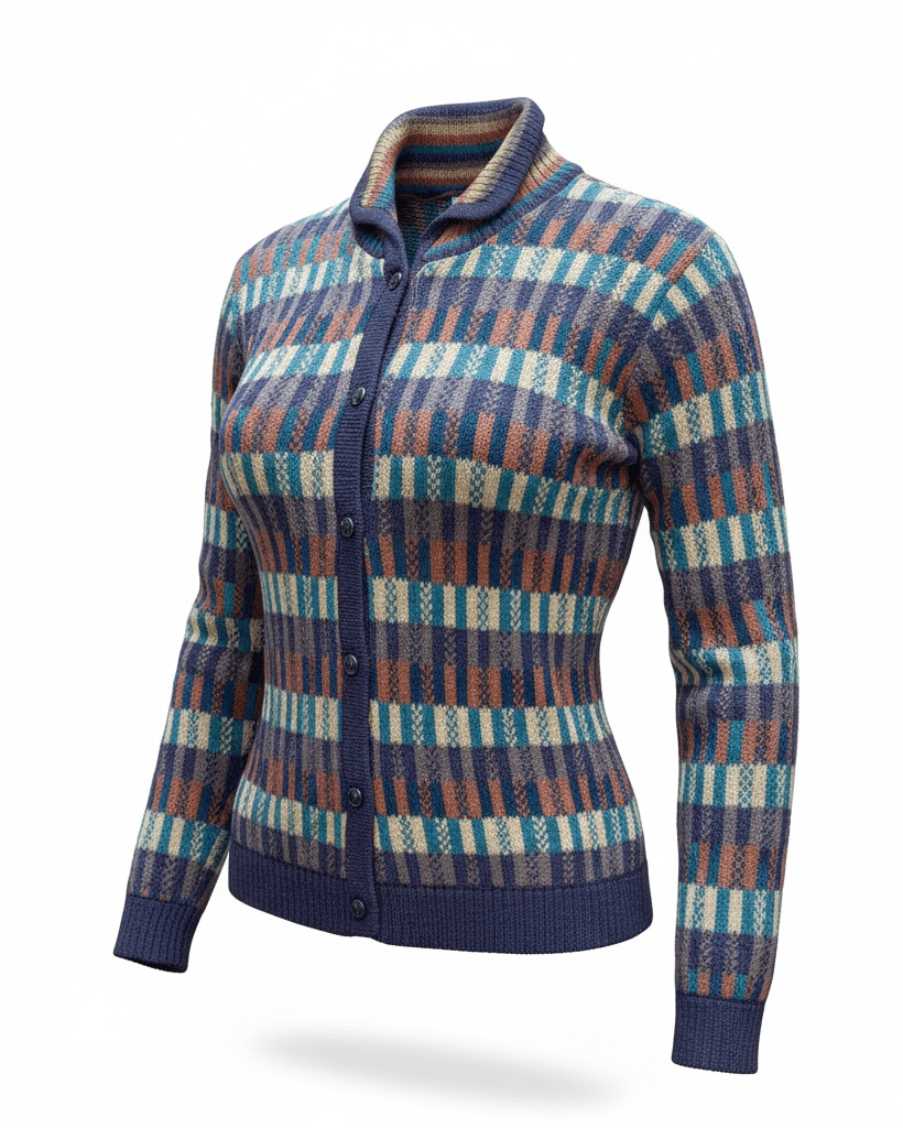 Sedona Alpaca Jacquard Cardigan - From The Andes