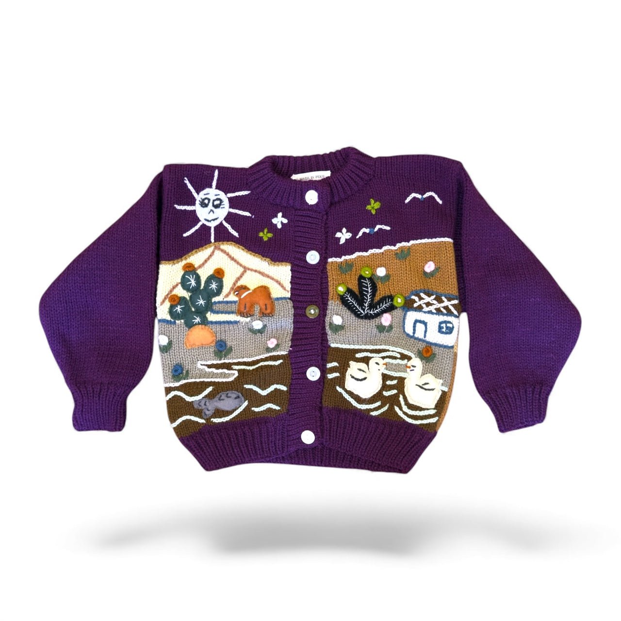 Tiny Traveler Cardigan - From The Andes