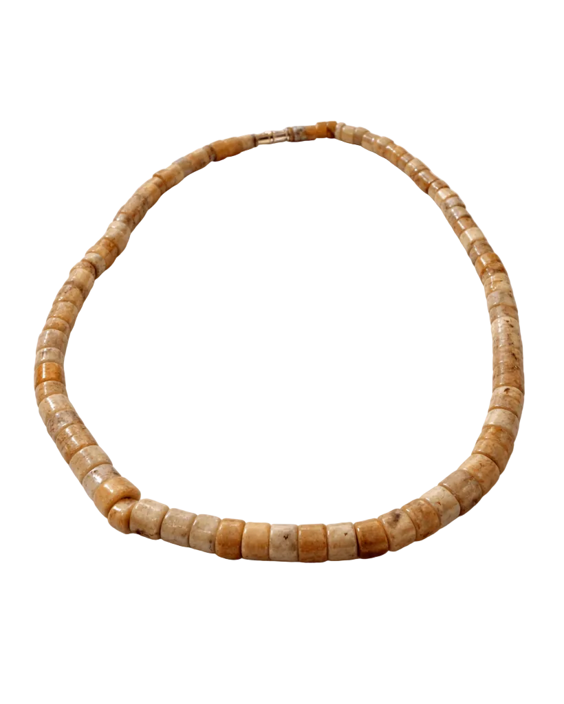 Vintage Boho Mexican Shell and Stone Bead Necklaces - From The Andes