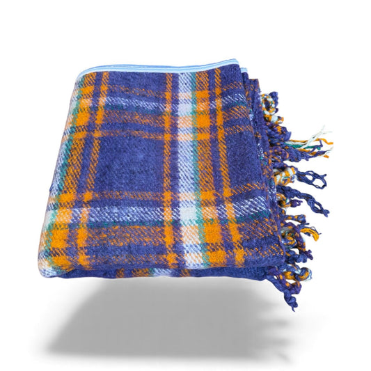 Vintage Bolivian Alpaca Heavyweight Blanket - From The Andes