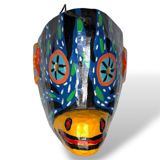 Vintage Guatemala Fish Mask - From The Andes