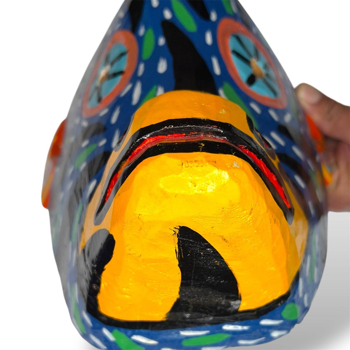 Vintage Guatemala Fish Mask - From The Andes