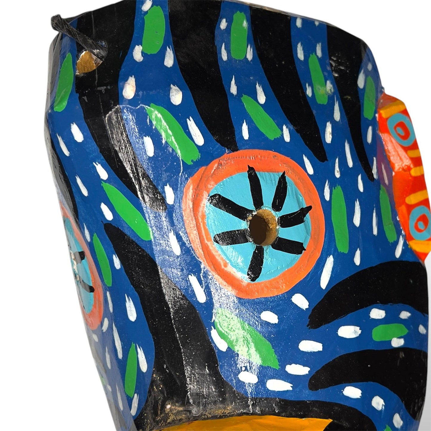 Vintage Guatemala Fish Mask - From The Andes