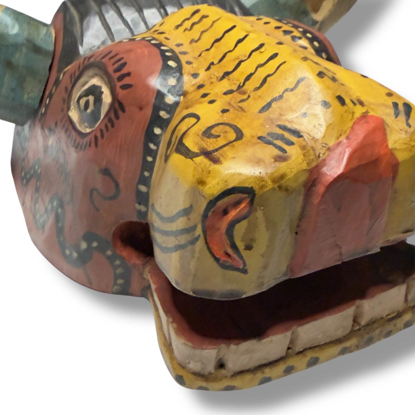 Vintage Guatemalan Bull Mask - From The Andes