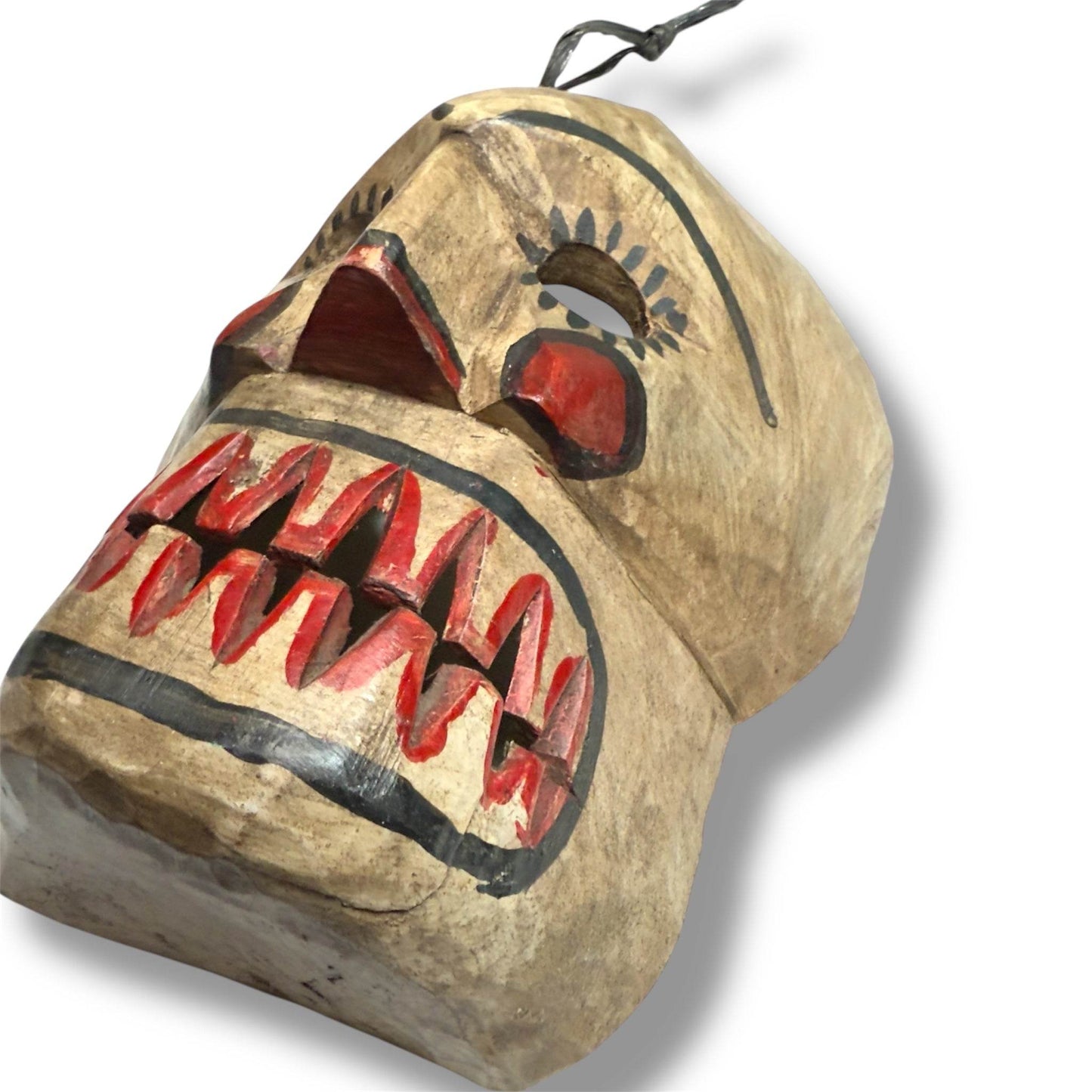 Vintage Guatemalan Calavera Mask - From The Andes