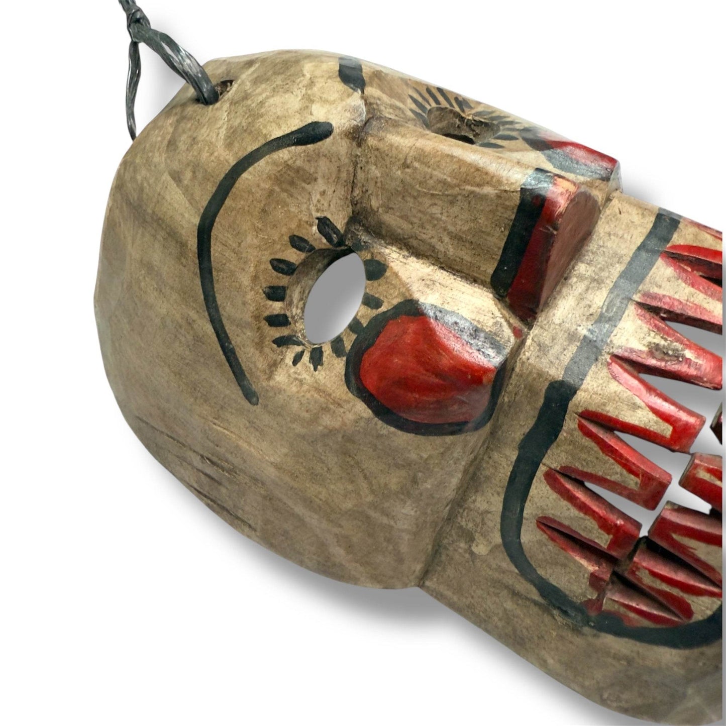 Vintage Guatemalan Calavera Mask - From The Andes