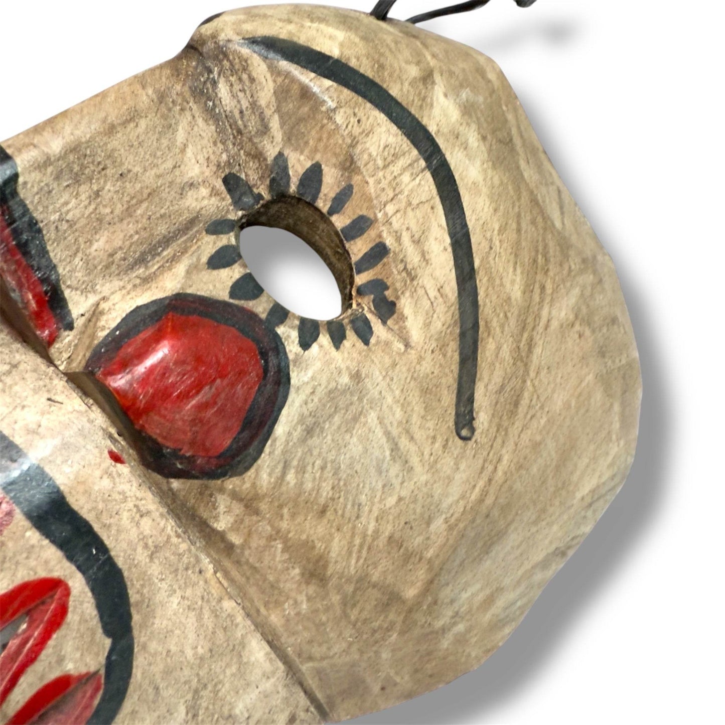 Vintage Guatemalan Calavera Mask - From The Andes