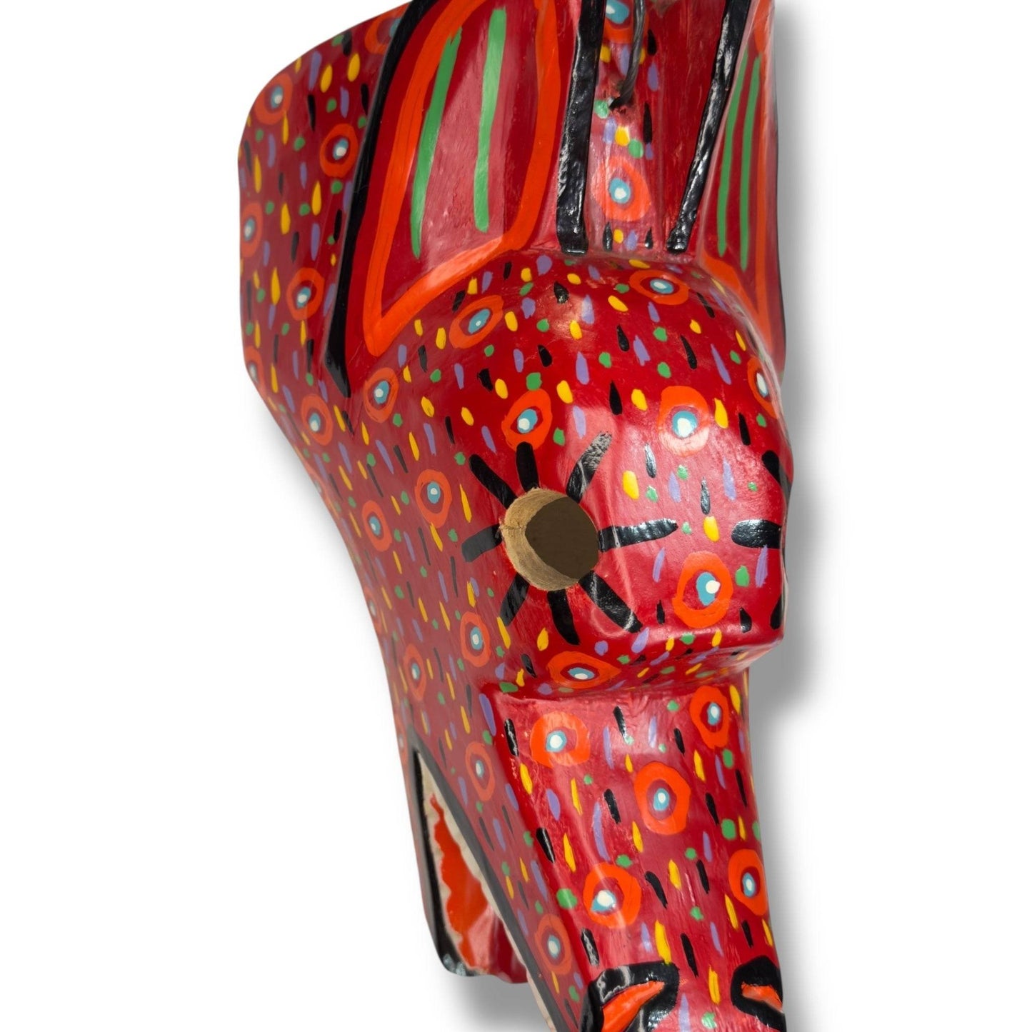 Vintage Guatemalan Coyote Mask - From The Andes
