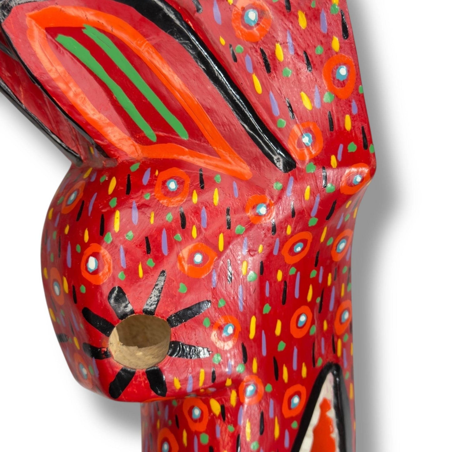 Vintage Guatemalan Coyote Mask - From The Andes