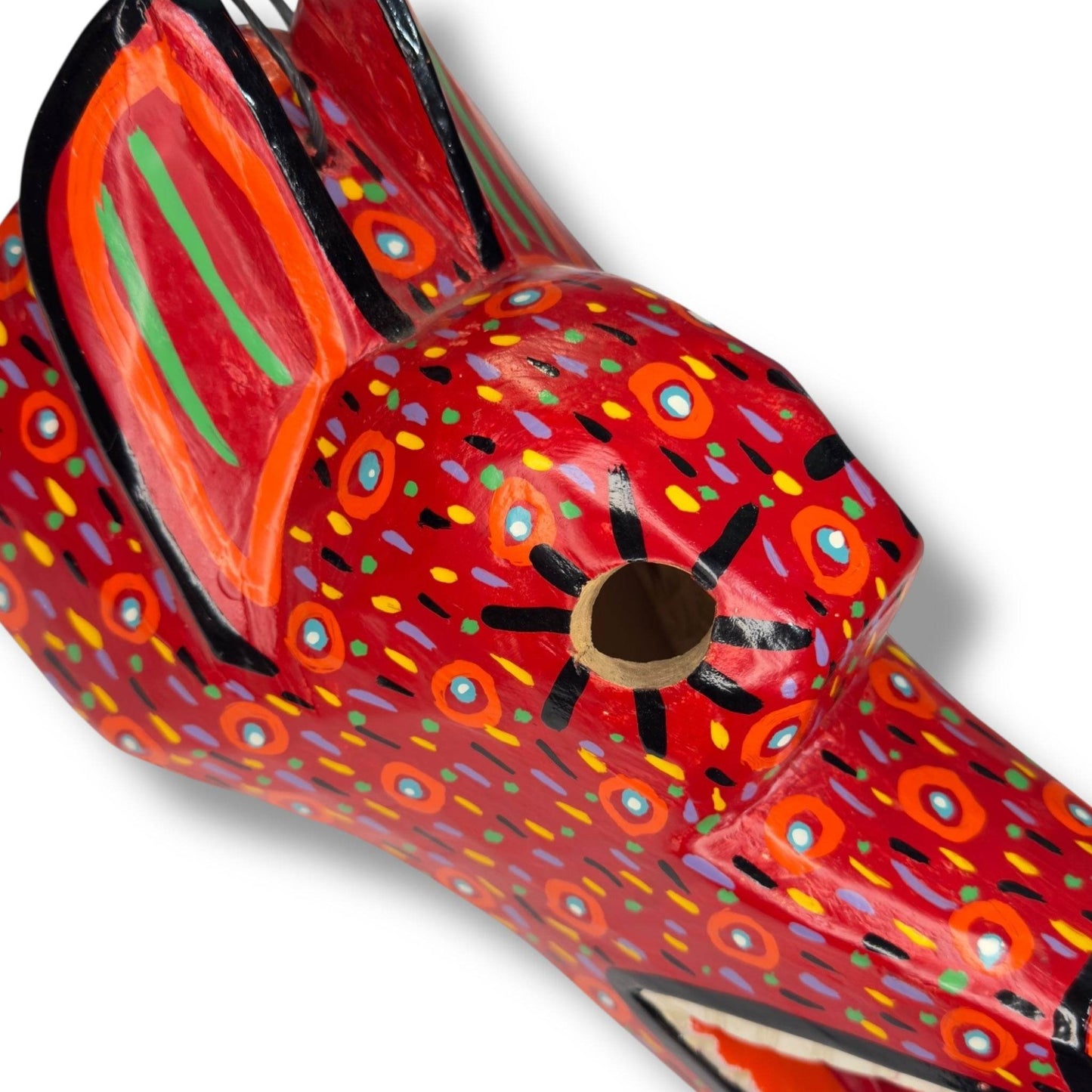 Vintage Guatemalan Coyote Mask - From The Andes