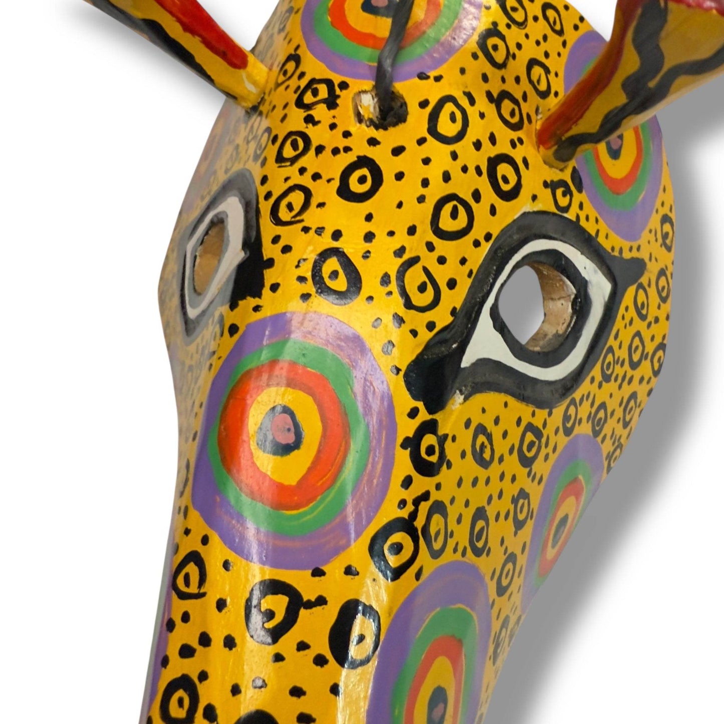 Vintage Guatemalan Deer Mask - From The Andes