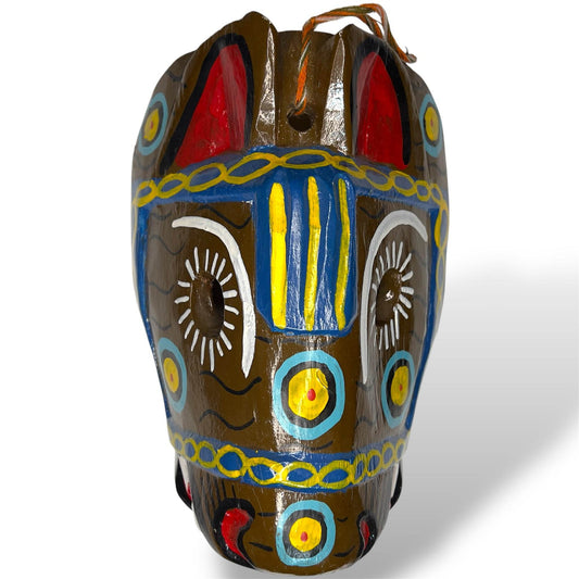 Vintage Guatemalan Horse Mask - From The Andes