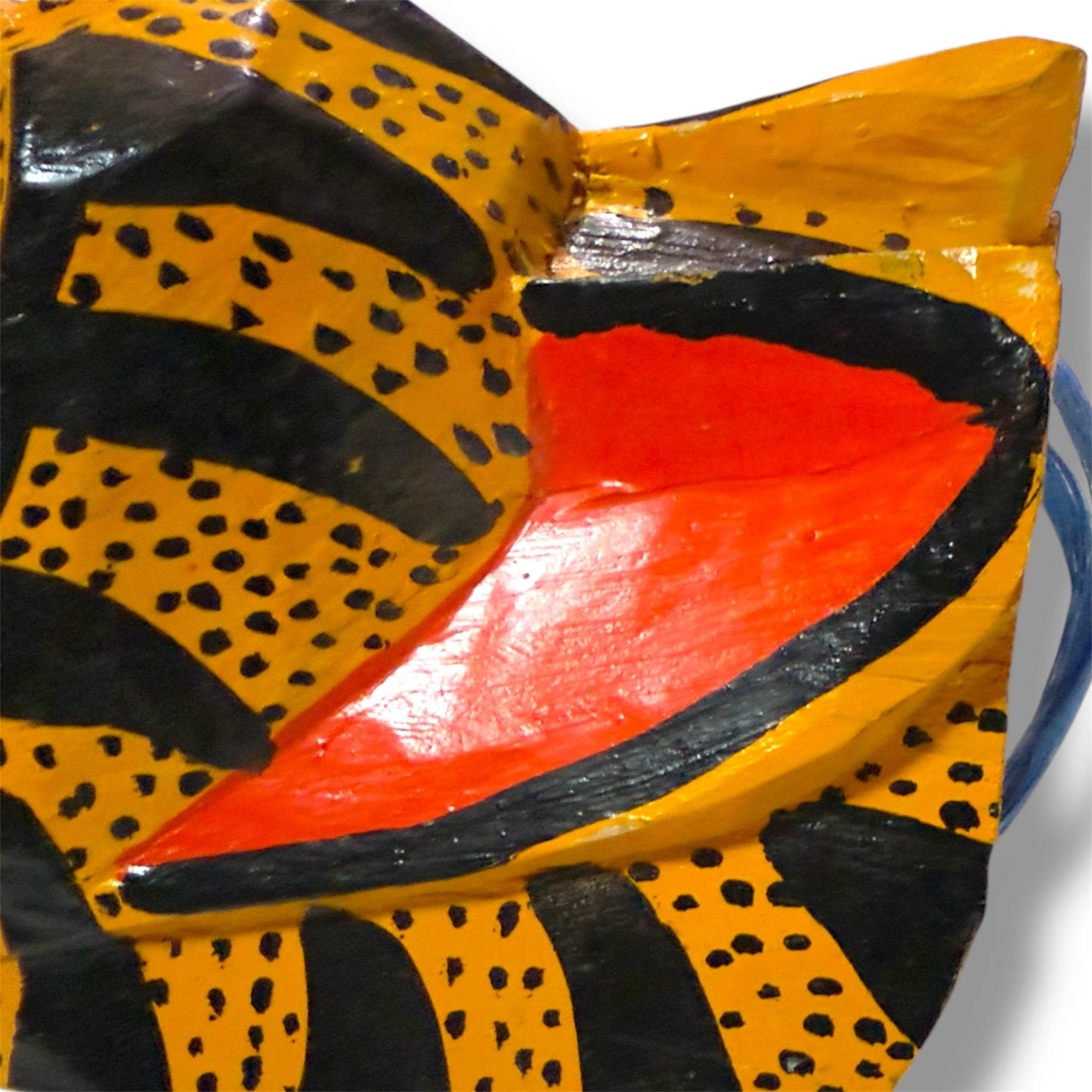 Vintage Guatemalan Jaguar Mask - From The Andes