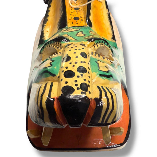 Vintage Guatemalan Jaguar Mask - From The Andes