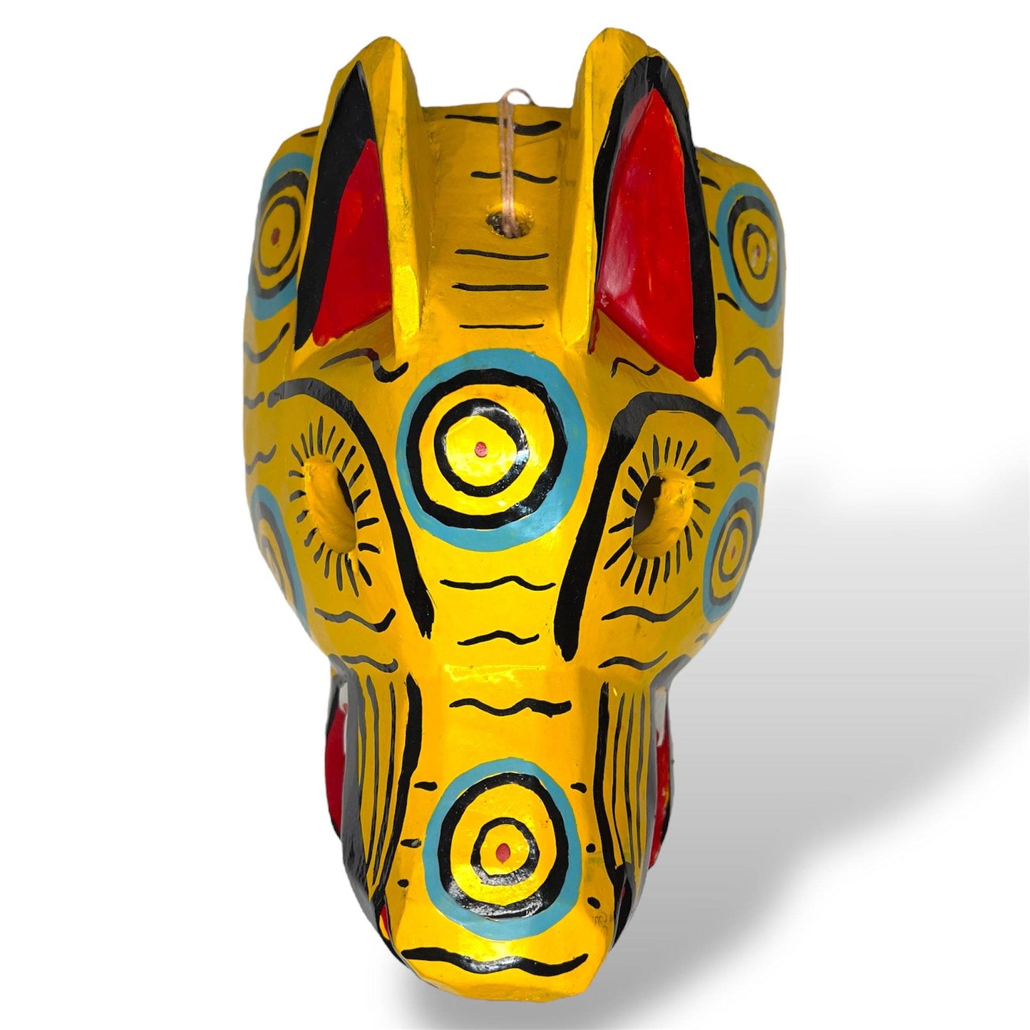 Vintage Guatemalan Jaguar Mask - From The Andes