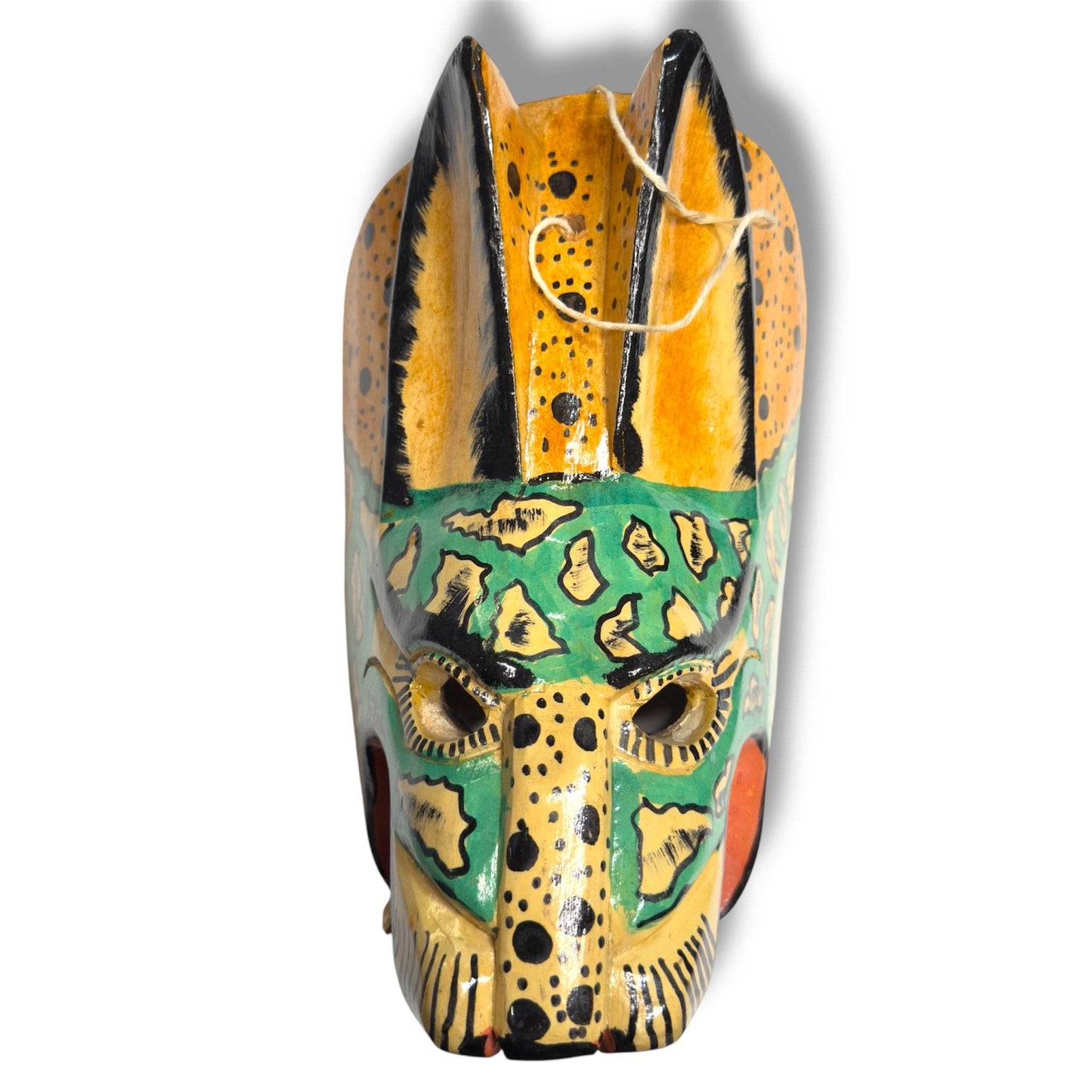 Vintage Guatemalan Jaguar Mask - From The Andes
