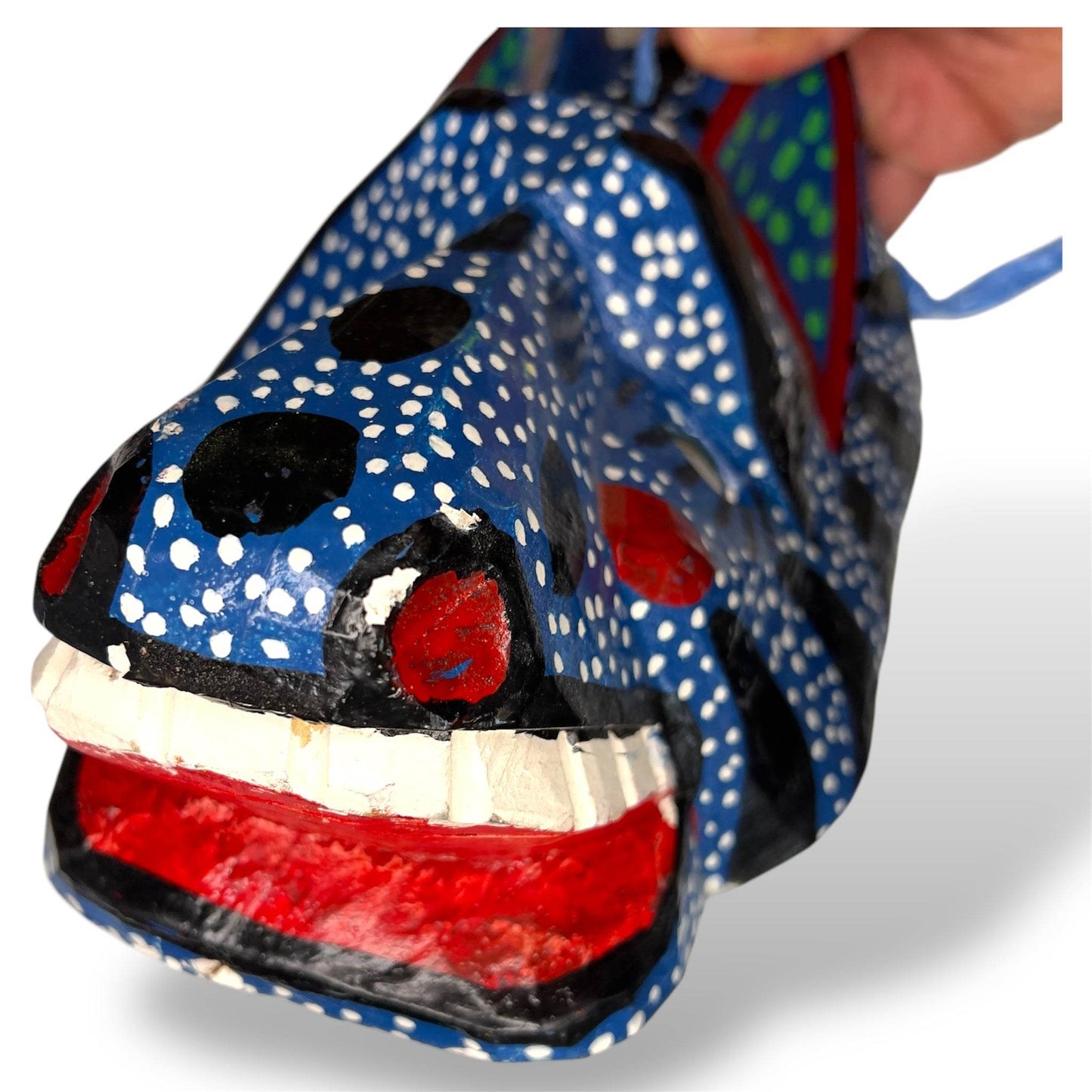 Vintage Guatemalan Jaguar Mask - From The Andes