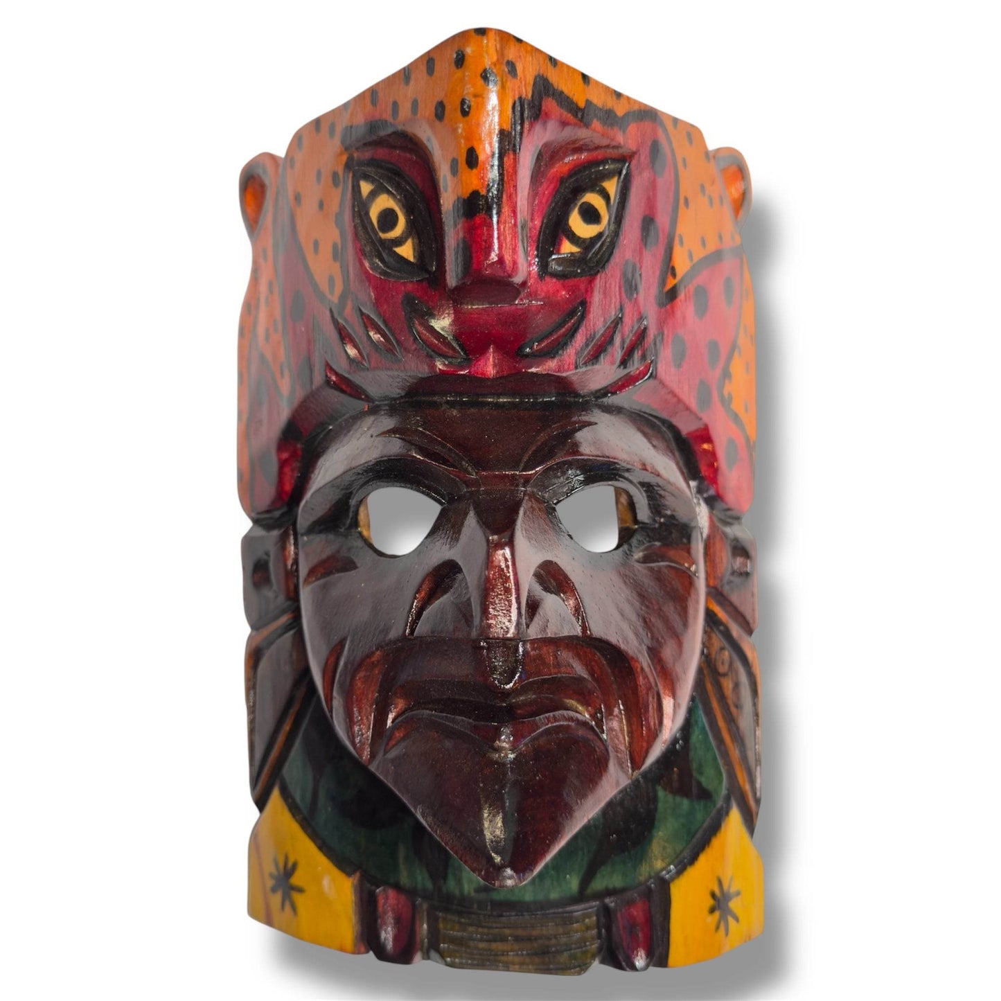 Vintage Guatemalan Jaguar Mask - From The Andes