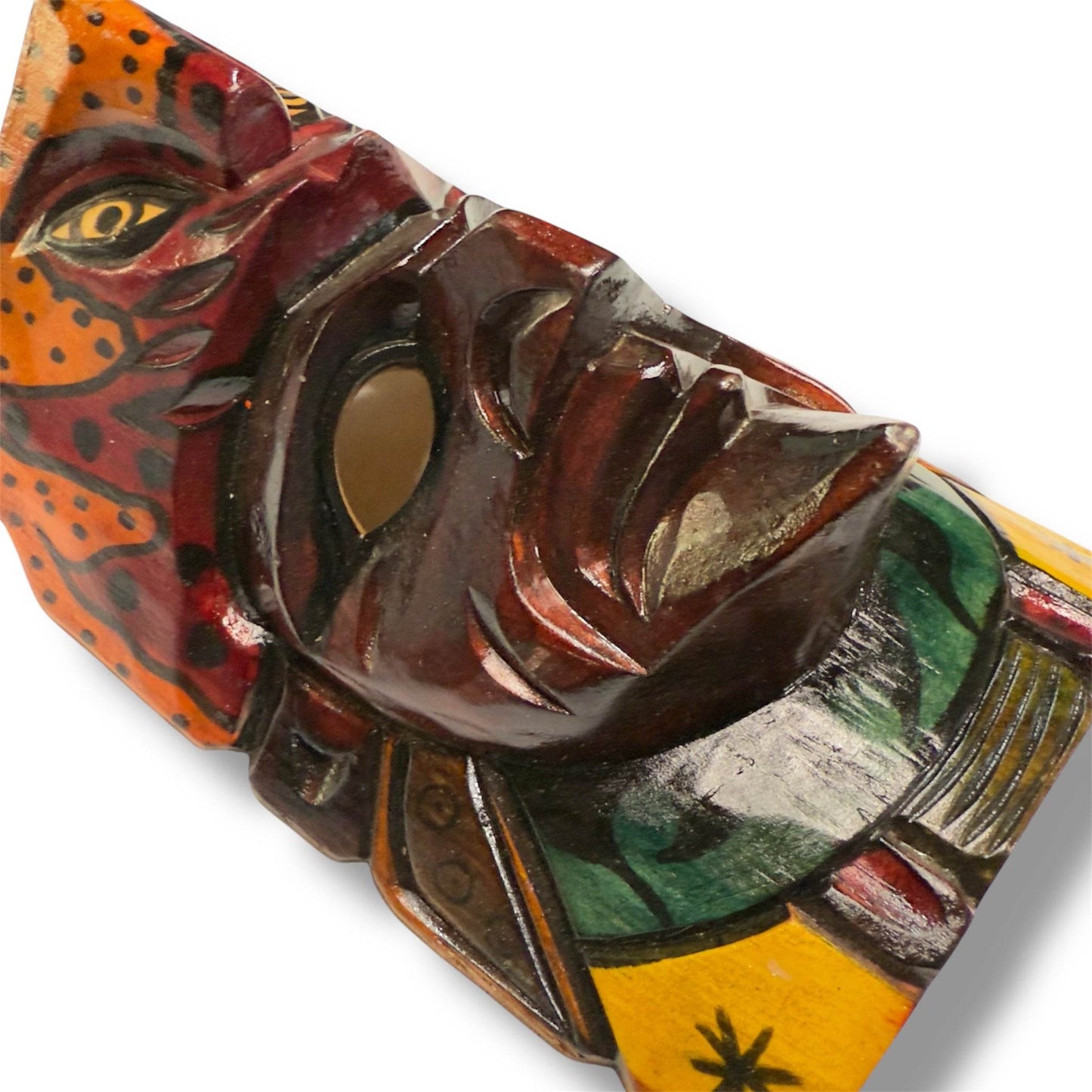 Vintage Guatemalan Jaguar Mask - From The Andes