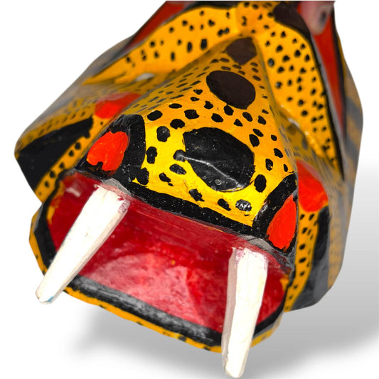 Vintage Guatemalan Jaguar Mask - From The Andes