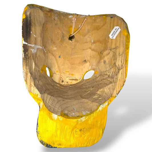 Vintage Guatemalan Jaguar Mask - From The Andes