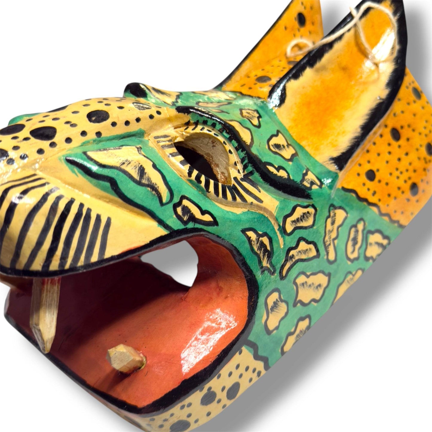 Vintage Guatemalan Jaguar Mask - From The Andes
