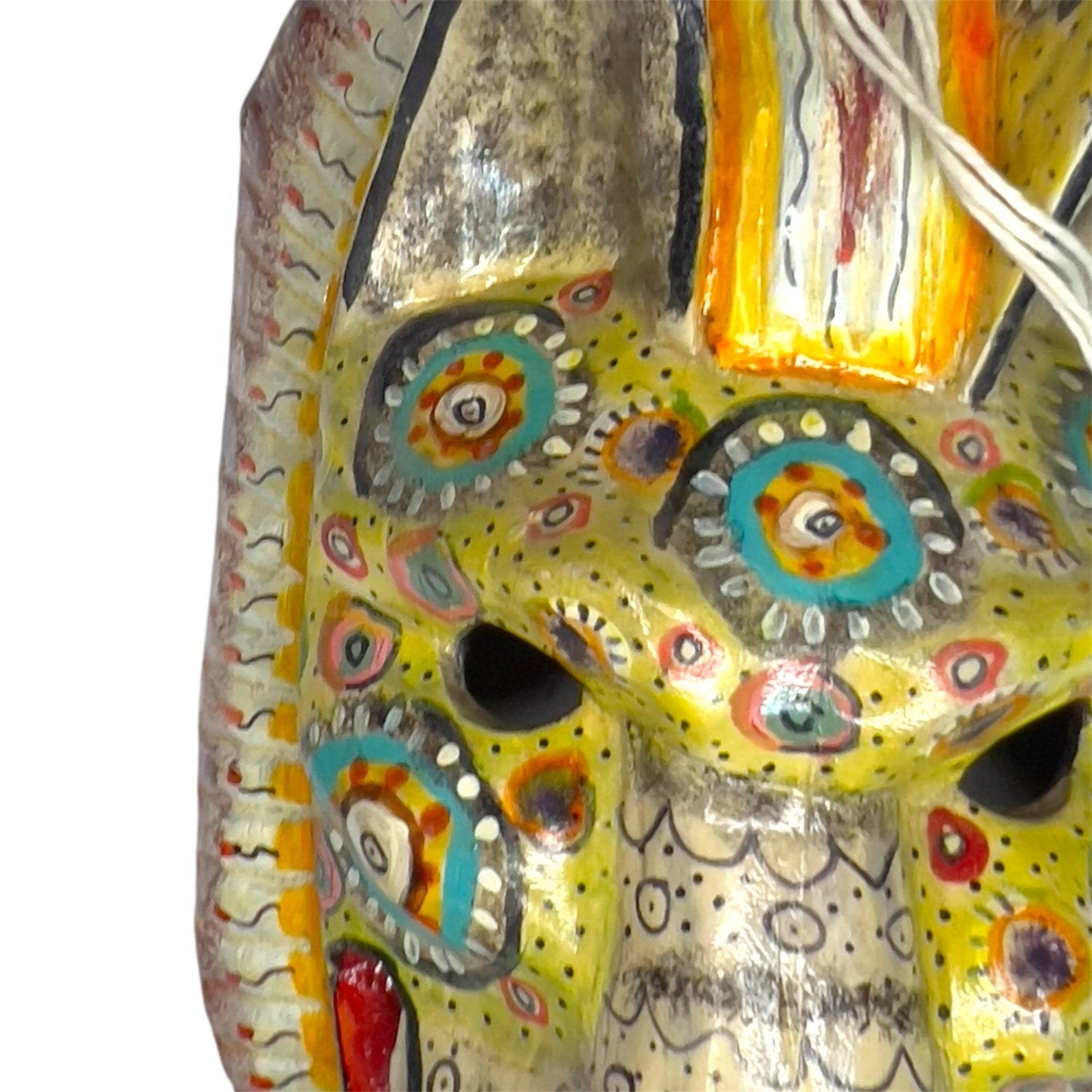 Vintage Guatemalan Lion Mask - From The Andes